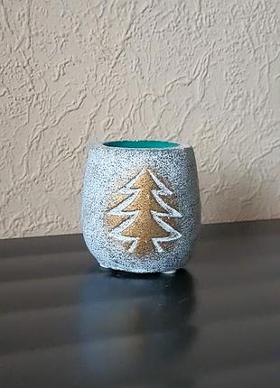 Стильний підсвічник з каменю, німеччина