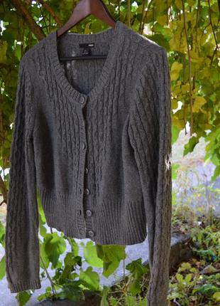 Серая кофточка женская h&m, l (40 - 48) 7