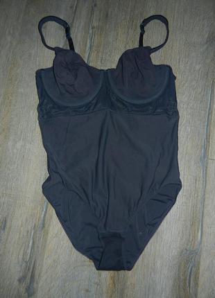 *lingerie*комбидресс,корректирующий боди,утяжка цвет мокрый асфальт,новый5 фото