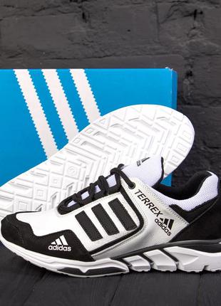 Чоловічі шкіряні кросівки adidas terrex white
