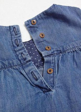 H&m. джинсовое платье на 1,5-2 года. 92 размер. 5