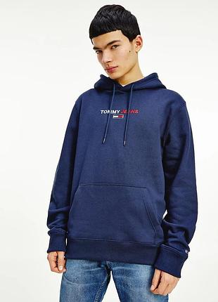 Худі tommy hilfiger linear logo hoodie оригінал оригінал original хіт сезону!