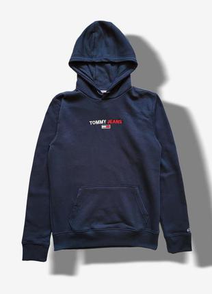 Худи tommy hilfiger linear logo hoodie оригинал оригінал original хит сезона!2 фото