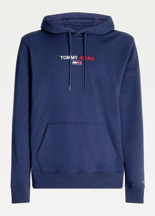 Худи tommy hilfiger linear logo hoodie оригинал оригінал original хит сезона!5 фото