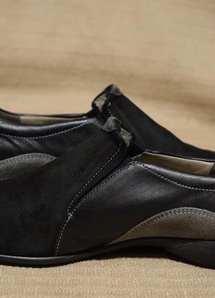 Комбинированные закрытые спортивные кожаные туфли gabor германия 68 фото