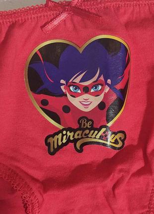 Набір трусиків miraculous ❤️ (4шт.)2 фото