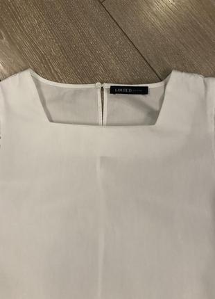 Белая блуза  с прошвой4 фото