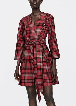 Плаття в клітку zara