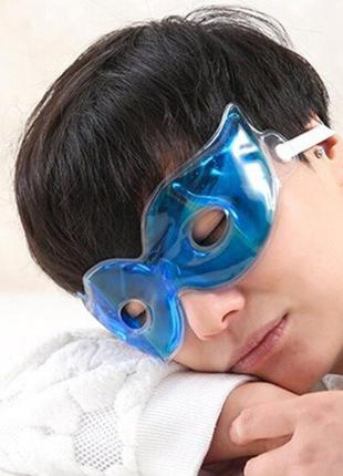 Гелева маска для очей від усталоски зняття набряклості