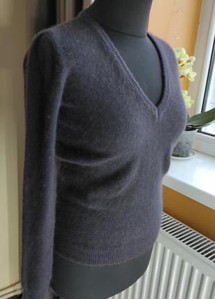Італійський пухнастий пуловер з ангори і вовни4 фото