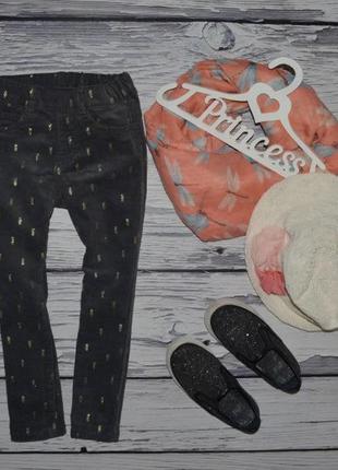 2 - 3 роки 98 см h&m фірмові джеггінси легінси скінні джеггінси микровельвет