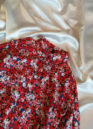 Хороша котонова сорочка в квіти