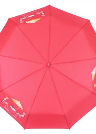 Зонт складной  de esse 3134 автомат, красный