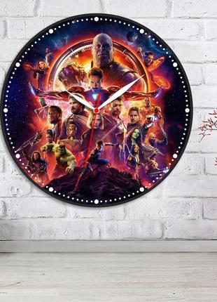 Годинник месники на стіну круглий друкований годинник на стіну годинник xдф з вініловою наклейкою настінний годинник 30 см