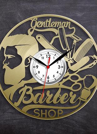 Барбершоп годинник годинник у кольорі золота barber shop годинник у чоловічий салон бриттьє обличчя круглий годинник