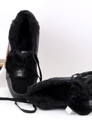 🖤🖤🖤❄️VANS Old Skool Schuhe pig Suede Wine Tasting Damen Violett high full black fur ❄️🖤🖤🖤черные зимние кеды ванс с мехом, кеды/кроссовки вас олд скул, кроссовки мужские зимние7 фото
