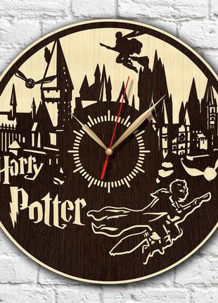 Harry potter часы часы с дерева гарри поттер декор в детскую спальню бесшумные настенные часы 300 миллиметров1 фото