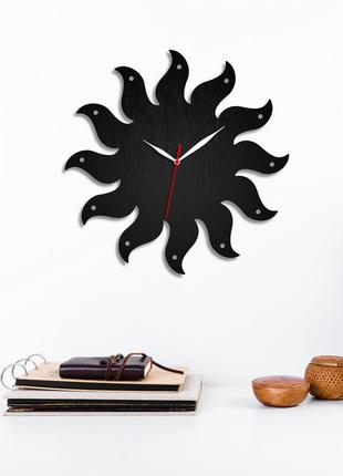 Годинник у формі сонця годинник сонце годинник сонце екоходин годинник настінний геометриче 35 см