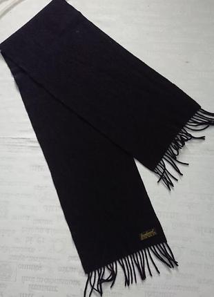Классический шерстяной шарф (италия) lambswool / 1,4м х26см, унисекс3 фото