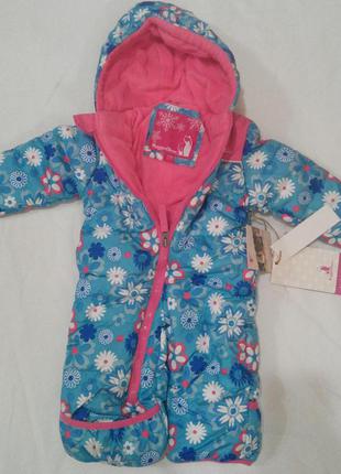 Комбинезон rugged bear baby-girls newborn all over flower print snowpr4 фото