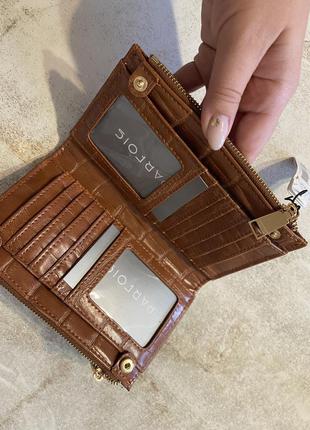Кошелёк, гаманець, коричневый кошелёк, parfois4 фото