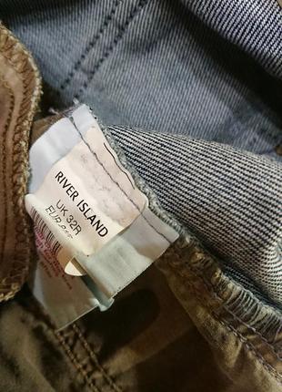 Брендові фірмові англійські джинси river island guerilla,нові з бірками.9 фото