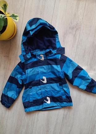 Зимняя куртка pocopiano 86 рост 92 рост на флисе детская одежда