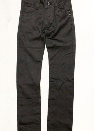 Штани на дівчинку слім чорні