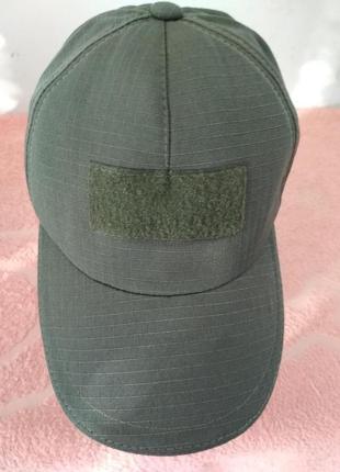 Бейсболка (липучка) олива