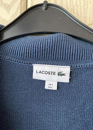 Вязаный свитер на замке lacoste 10
