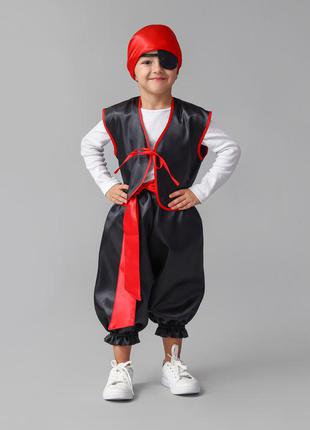 Детский карнавальный костюм для мальчика пирата, разбойника,  бармалея. (возраст 2,5 – 4 года).1 фото