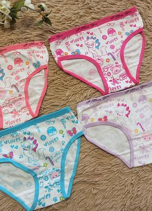 Трусики з кішечками, розмір 2-4 роки