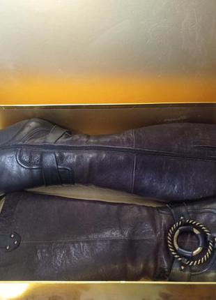 Зимние сапоги epiffani полностью кожаные, необычный пошив1 фото