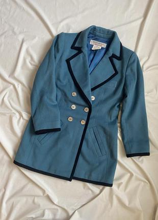 Жакет yves saint laurent піджак-пальто двобортне