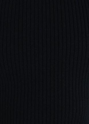 Zara теплый гольф в рубчик кроп топ вискоза водолазка 3