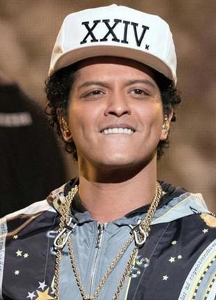 Кепка снепбек bruno mars с прямым козырьком, унисекс3 фото