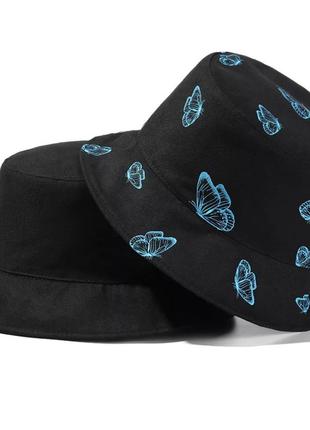 Панама двостороння метелик блакитна, унісекс