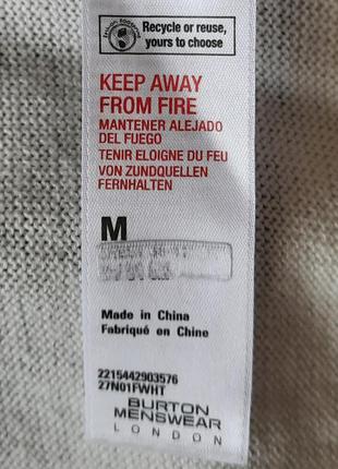 Мужской праздничный новогодний свитер с медведями burton menswear london