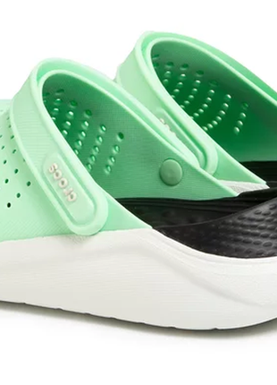 Крокс сабо лайтрайд crocs literide clog neo mint/almost white