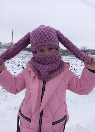Балаклава с ушками балаклава вязаная