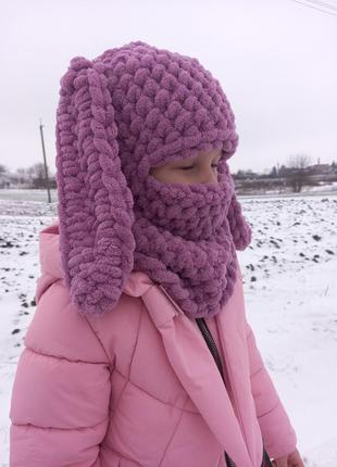 Балаклава с ушками балаклава вязаная