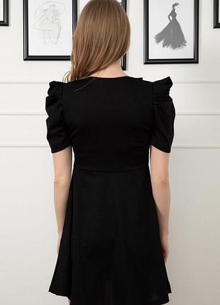 Платье нарядное чёрное 2