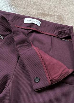 Женские брендовые облегающие штаны брюки лосины via masini 80 италия7 фото