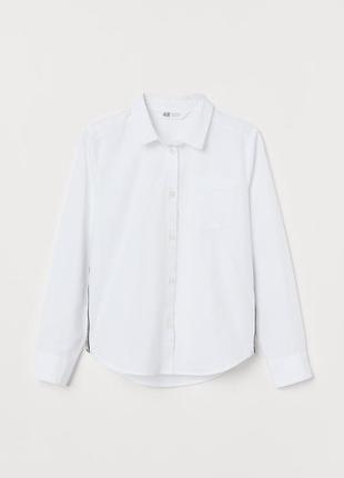 Сорочка з декоративною смужкою для хлопців 9-10 років від h&m швеція