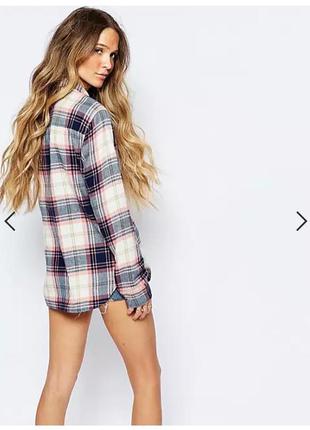 Клетчатая рубашка topshop в клетку