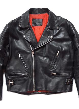 Раритетная винтажная мото куртка косуха 80-х sardar of london biker punk leather jacket