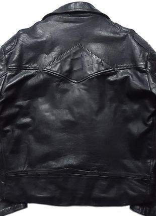 Раритетная винтажная мото куртка косуха 80-х sardar of london biker punk leather jacket8 фото