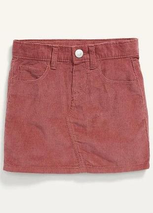 Практичная вельветовая юбка для девочки от old navy