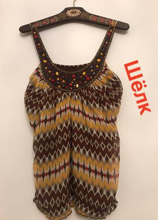 Шовковий топ,блузка