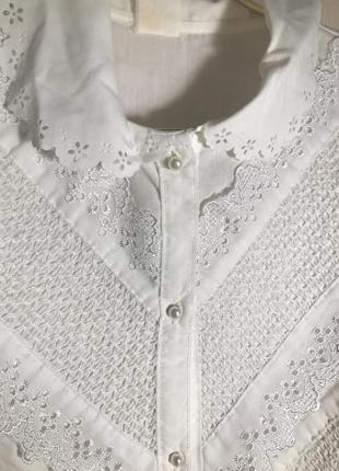Винтажная блуза из тонкого хлопка 90е
